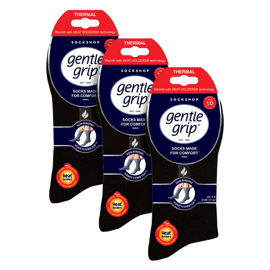 3-pack damtermiska strumpor, varma vintercrew-strumpor med borstad insida - Image 2