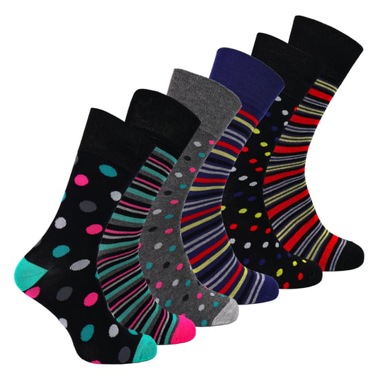 6 Pack Mens Bamboo Non Elastic Socks Soft Breathable Everyday Comfort - Image 3