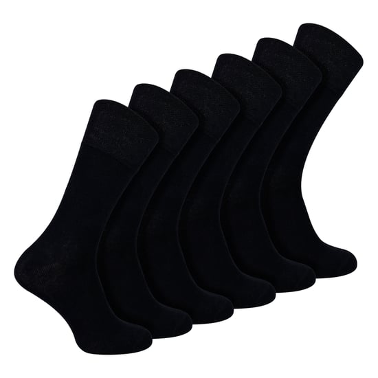 6-pack Heren Bamboe Niet-elastische Sokken Zacht Ademend Dagelijks Comfort - Image 3