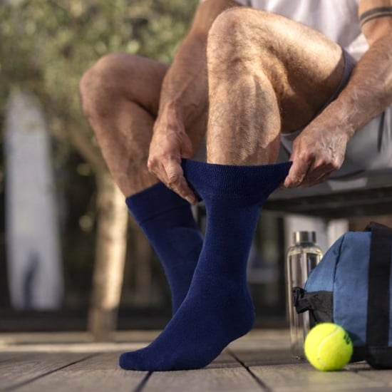3 Pack Mens Bamboo Socks Soft Breathable Cushioned Crew Socks - Image 5