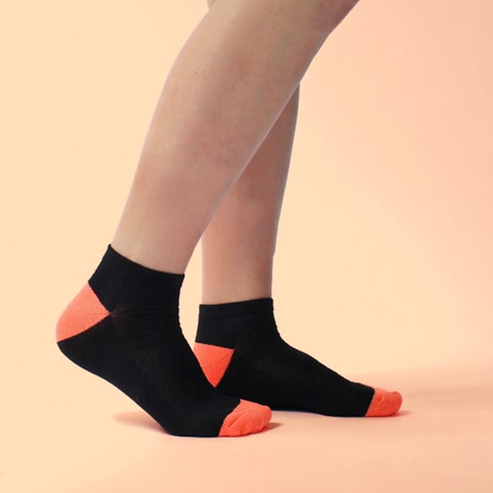 6-Pack Dames Bamboo Trainer Sokken Zacht Ademend Hak Teen Ontwerp - Image 4
