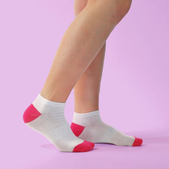 6 Pack Ladies Bamboo Trainer Socks Soft Breathable Heel Toe Design - Image 4