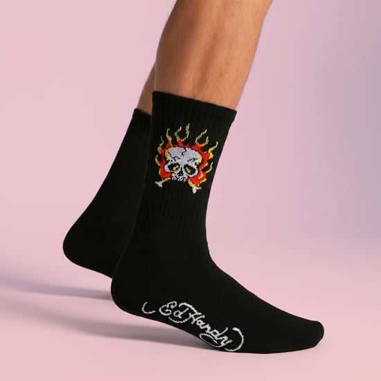 5-pack Heren Crew Sokken met Doodskoppatroon Zachte Ademende Casual Sokken - Image 3