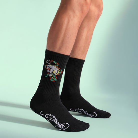 5-pack Heren Crew Sokken met Doodskoppatroon Zachte Ademende Casual Sokken - Image 5