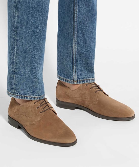 Dune Mens Burtford - Suede Lace-Up Gibson - Image 3