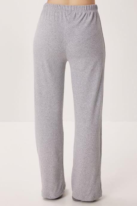 V-hals Knoop Long Cardigan en Broeken Pyjama Set - Image 6