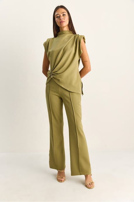 Hooggewogen Flared Leg Co-ord Set - Image 5
