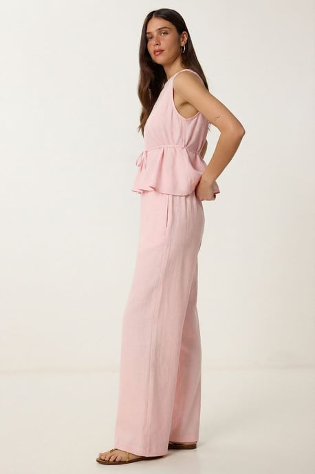 Hoge Taille Halter Nek Twee-Delige Coördinatie Set - Image 3