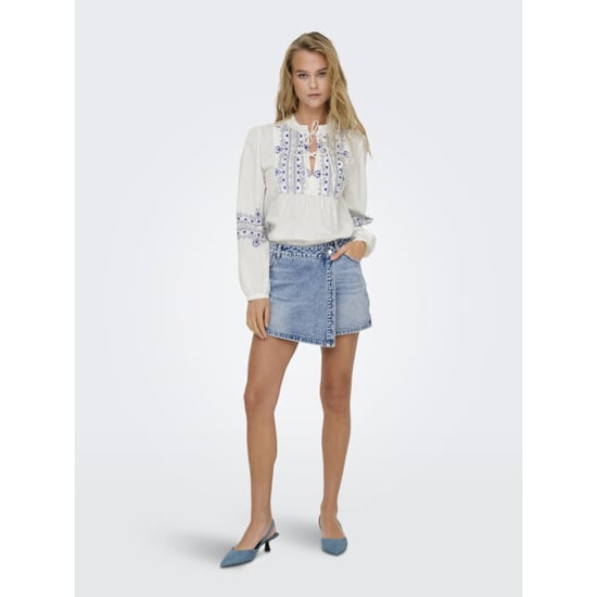 Jacqueline de Yong Jdybella mw skort dnm blue denim - Image 4