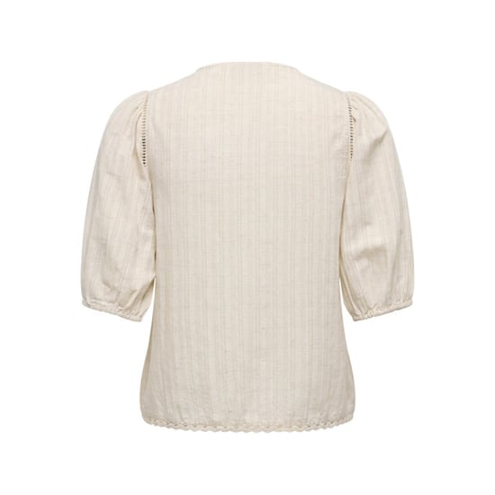 Only Onlnura ss tie top wvn beige - Image 2