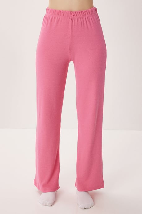 V-hals Knoop Long Cardigan en Broeken Pyjama Set - Image 5