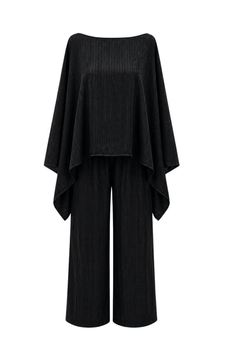 Hoge Taille Coltrui Wijde Pijpen Brei Set - Image 2