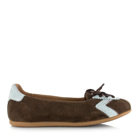 DWRS Label Dwrs temple dark brown/light blue loafers dames - Image 1