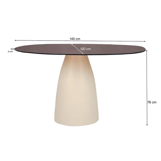 Brix eetkamertafel mylon 140 cm - - Image 3