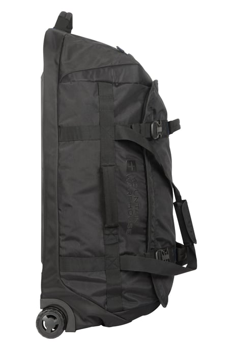 'Voyager' Wheelie Holdall with Organiser Pocket Adventure Bag Black - Image 2