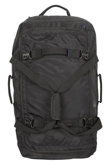 'Voyager' Wheelie Holdall with Organiser Pocket Adventure Bag Black - Image 3