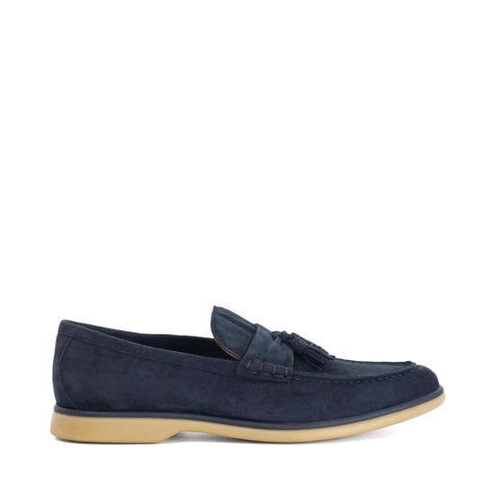 Dune Mens Broddi - Suede Tassel Trim Loafers - Image 2