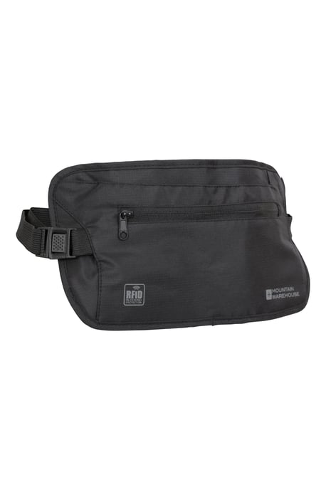 RFID Security Waist Belt Lightweight Elasticated Strap Adjustable Quick Release Black - Image 2