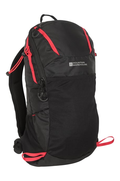 'Inca' Unisex Rucksack with Chest Strap Everyday Backpack Black - Image 3