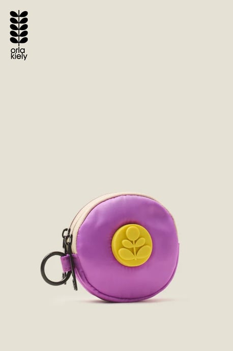 Purple Pi Coin Purse - Colourblock Lilac - Image 2