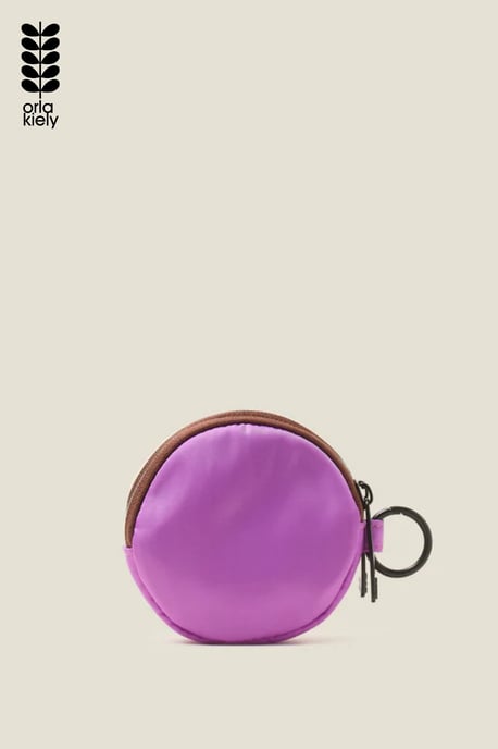 Purple Pi Coin Purse - Colourblock Lilac - Image 3