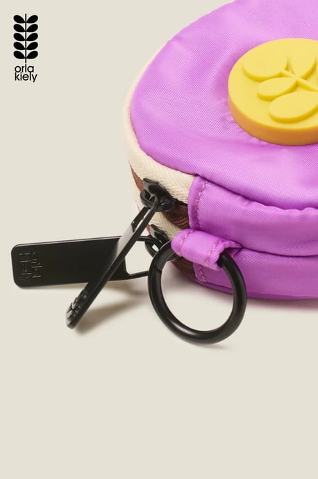 Purple Pi Coin Purse - Colourblock Lilac - Image 4