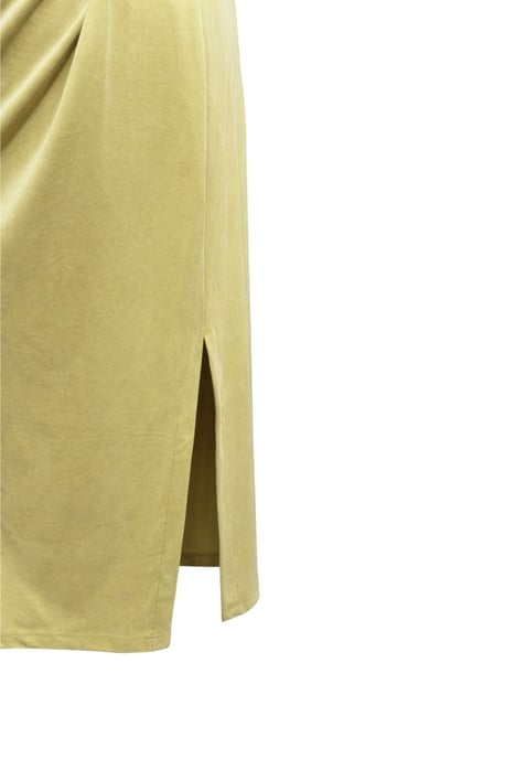 Fitted Midi Dress with Crew Neck - Image 3