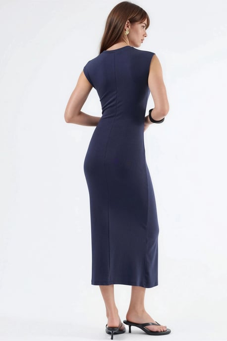 Midi-jurk met strikdetail - Image 3