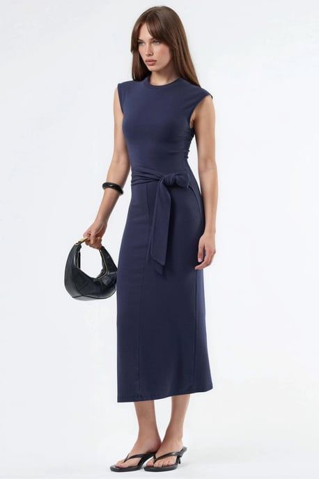 Midi-jurk met strikdetail - Image 5