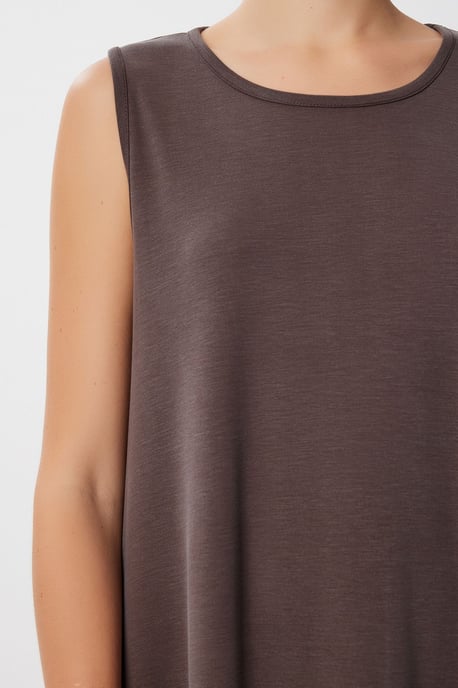 Casual Losse Midi-jurk met Zakken - Image 4
