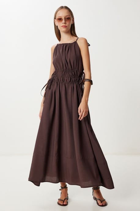 Halternek Midi-jurk met Strikdetail - Image 2