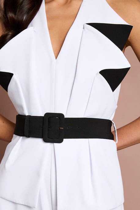 Lisa Tan Statement V Neck Jumpsuit - Image 4