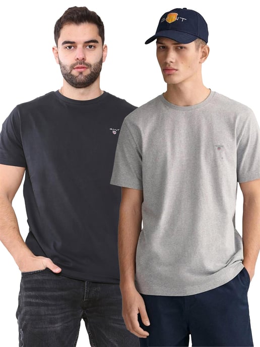 Gant | 2 Pack Mens Crew Neck T-Shirt - Image 1