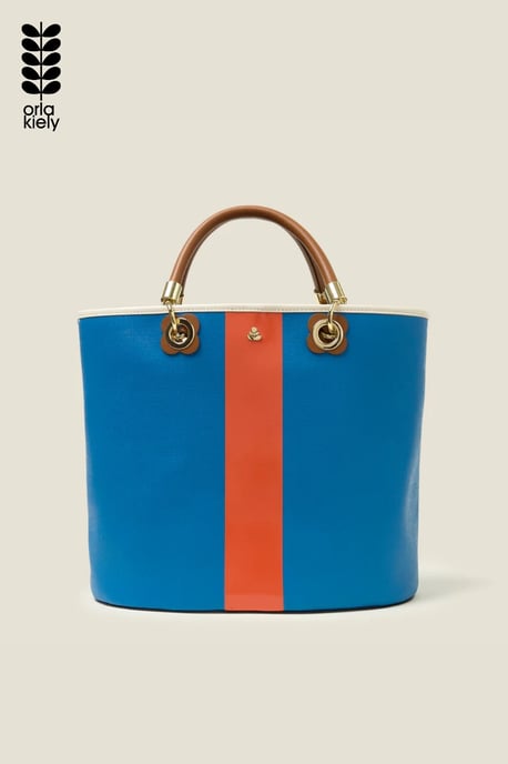 Blue Smile Tote - Colour Block True Blue - Image 3