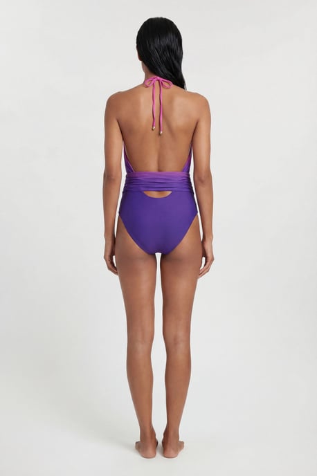 Ombre Plunge Swimsuit - Image 4