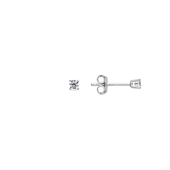 Luxenter Sterling Silver 925 örhängen med Rhodiumpläterad Briljant Zirkonia - Kyoro - Image 1