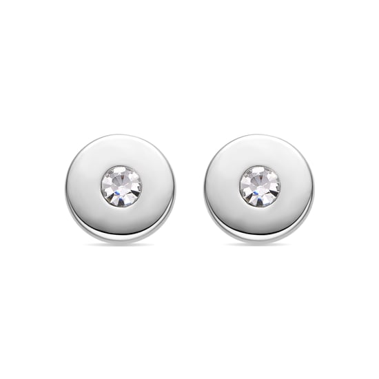 Luxenterörhängen med silverglänsande zirkonia - Moi - Image 1