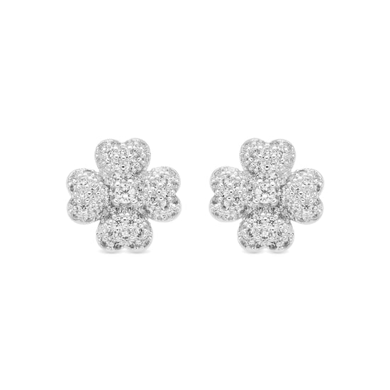 Luxenter Örhängen med Glänsande Zirkonia silver finish - Noxi - Image 1