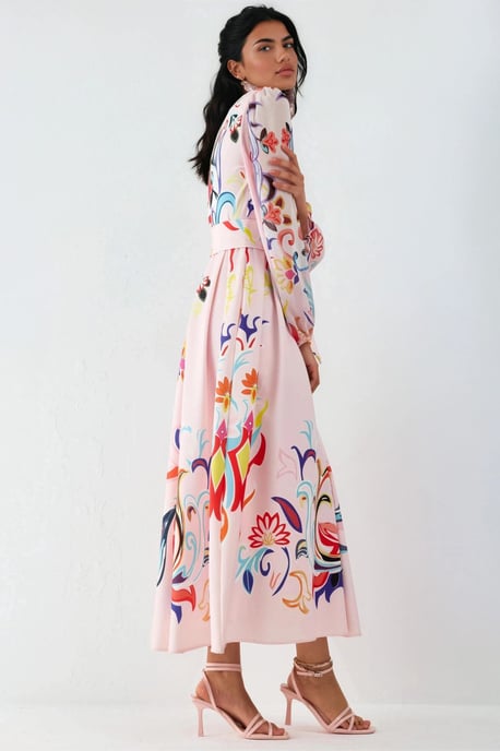 Floral Print Maxi A-lijn Jurk - Image 6