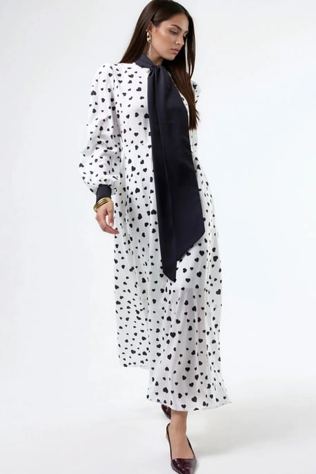 Hartpatroon Maxi-jurk - Image 6