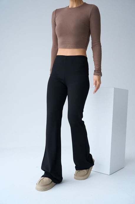 Hoge Taille Flared Leggings - Image 1