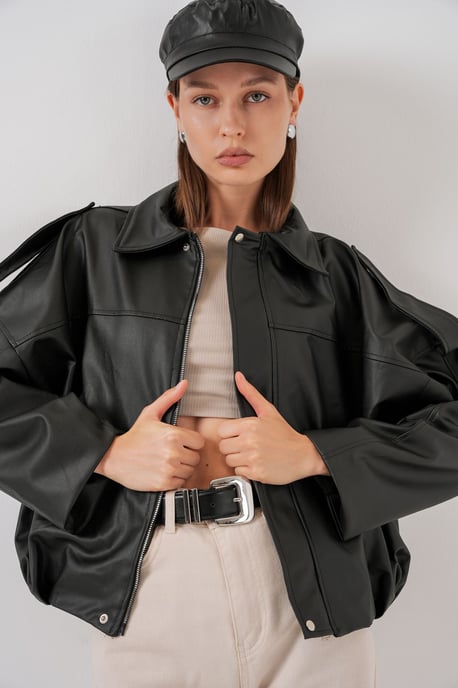 Oversized ritsjack - Image 3