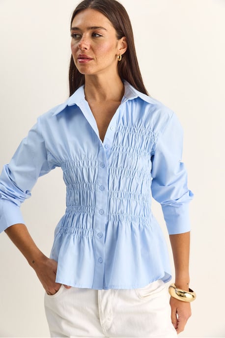 Regular Fit Shirt with Button Closure - Image 3