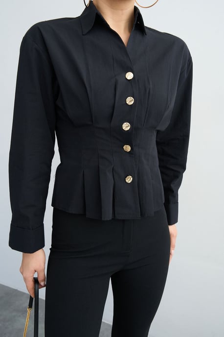 Strak Fitted Overhemd met Knopdetails - Image 2