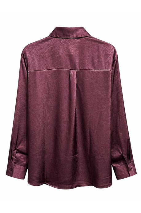 Regular Fit Satin Vävd Skjorta med Knappspann - Image 3