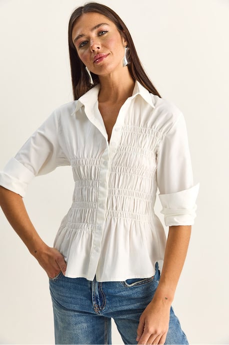 Regular Fit Shirt with Button Closure - Image 4