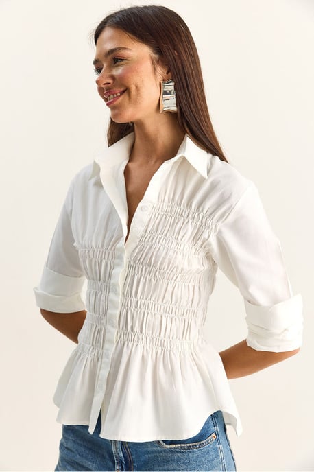 Regular Fit Shirt with Button Closure - Image 5