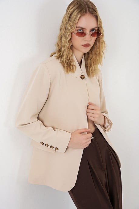 Oversized Schouderpuin Blazer - Image 3
