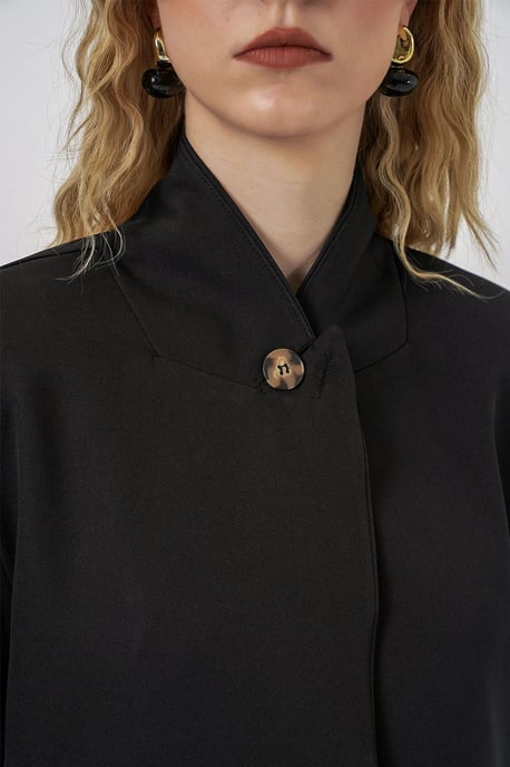 Oversized Shawl Collar Blazer - Image 5