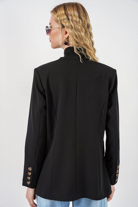 Oversized Shawl Collar Blazer - Image 6